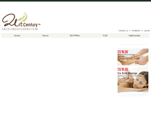 Tablet Screenshot of 21beauty.com.sg